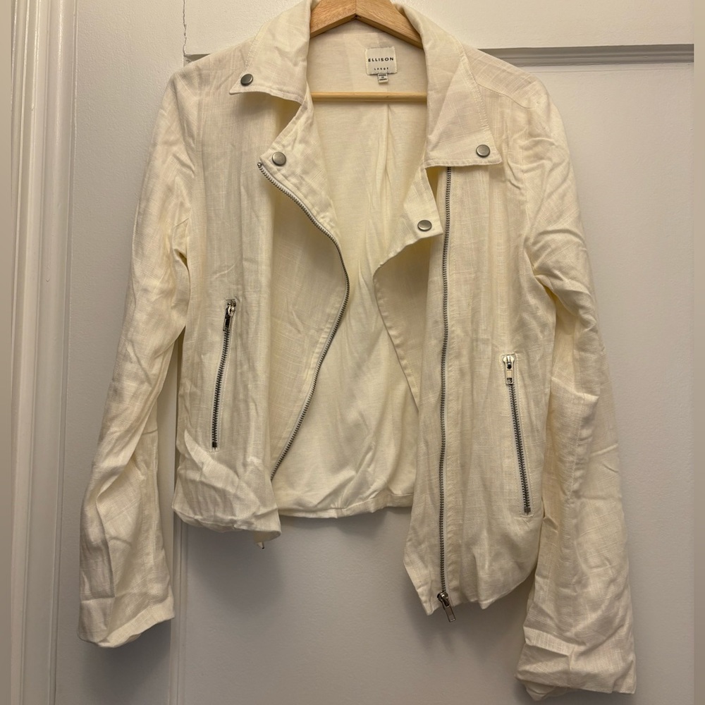 Cream lightweight jacket